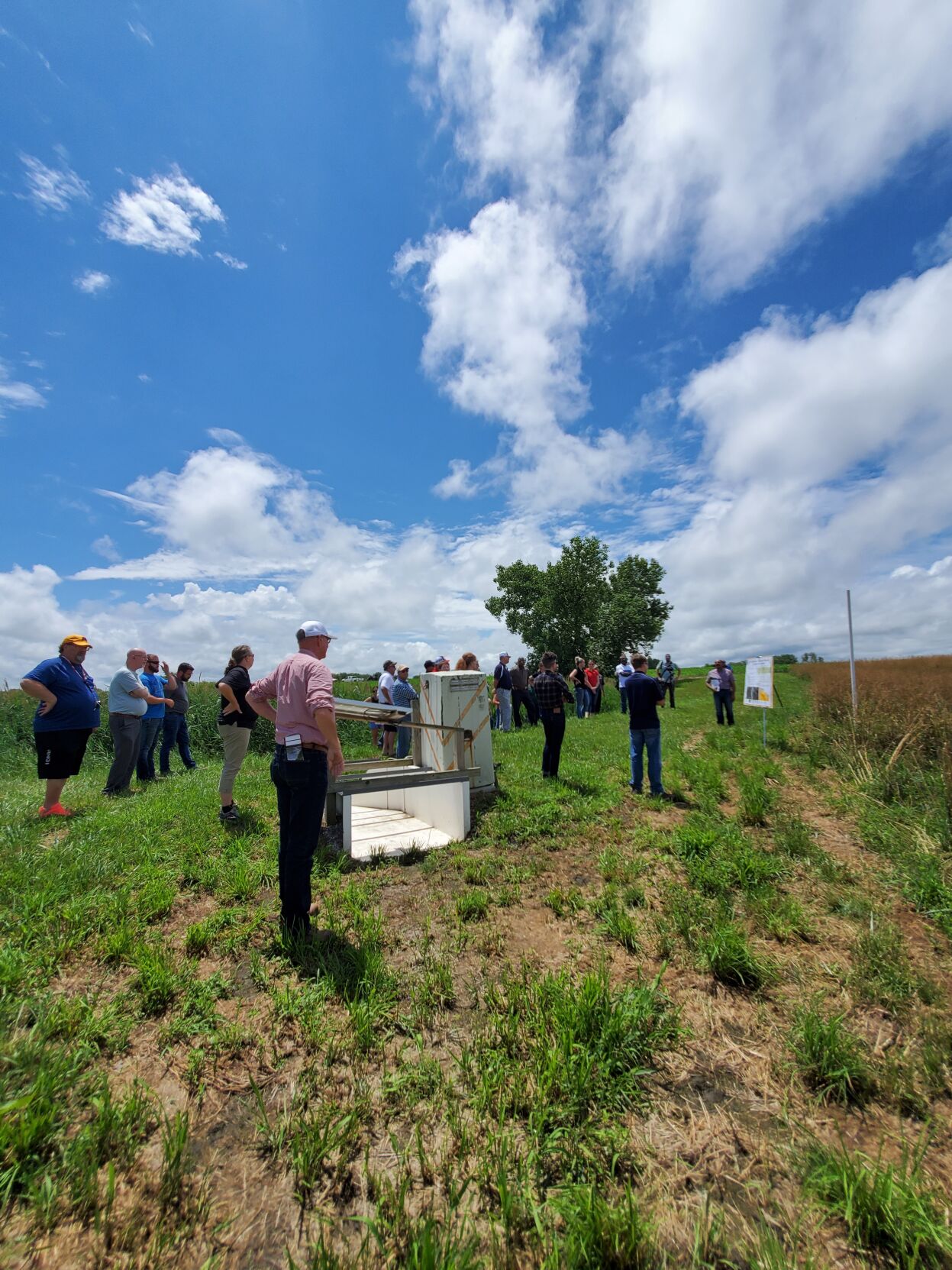 Farmers get rainy glimpse of nutrient stewardship at work